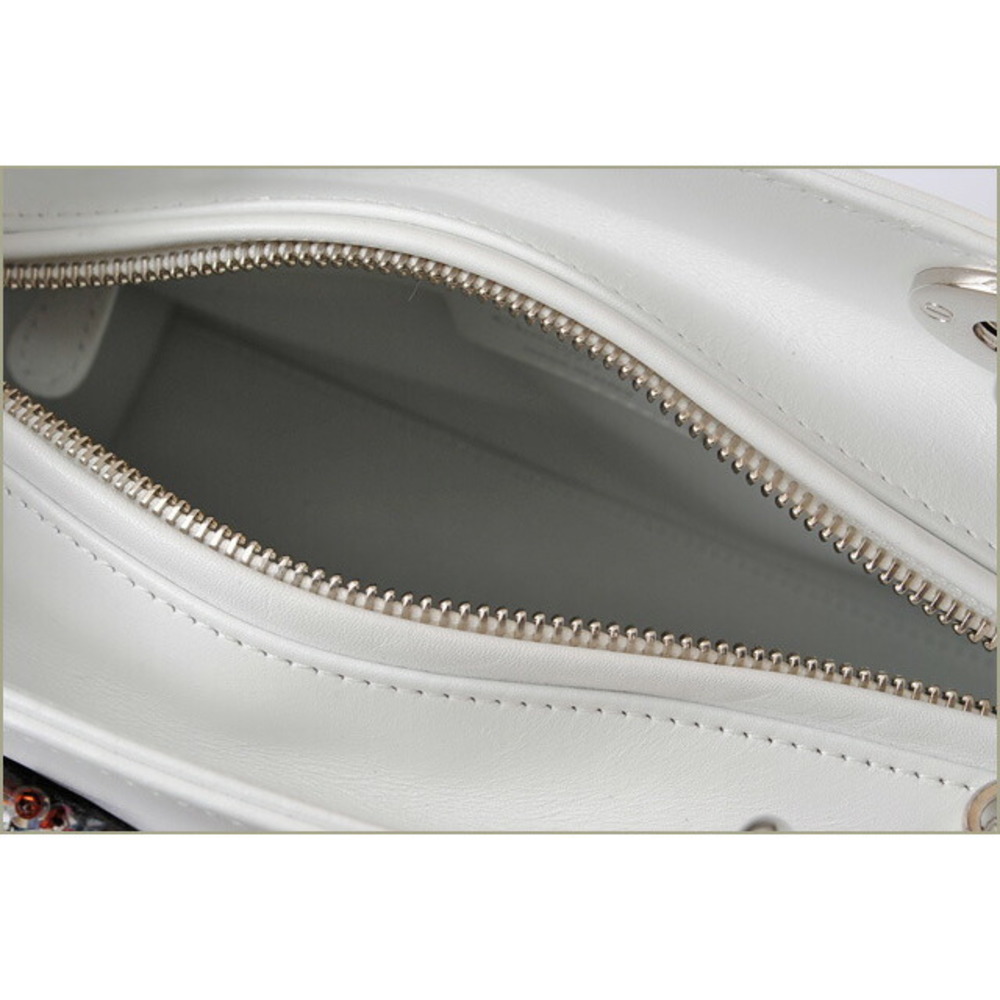 Dior Dior Handbag Patchwork White - image 6